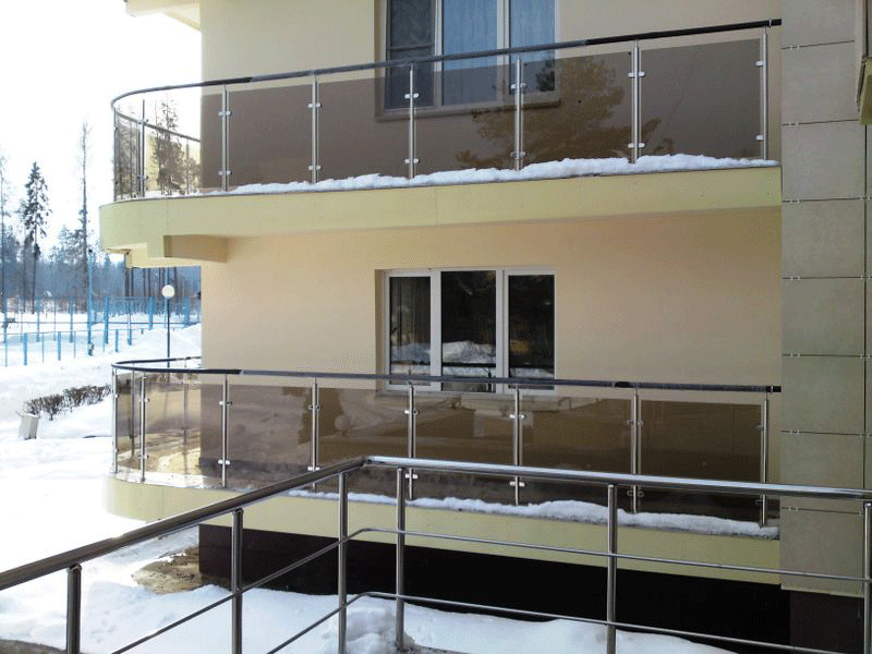 Ограждения лестниц. Перила.